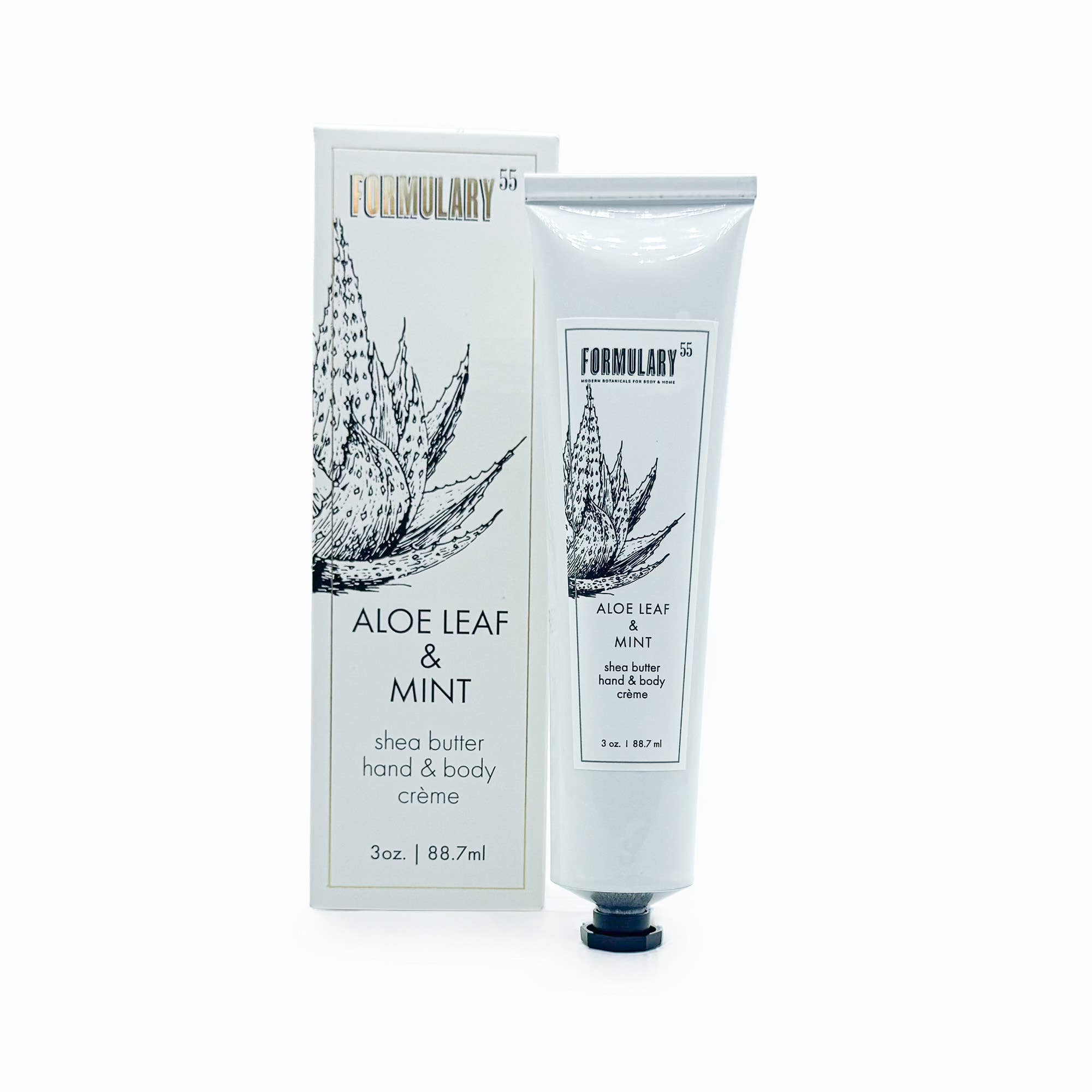 Aloe Leaf & Mint - Shea Butter Hand and Body Creme - Box Turtle