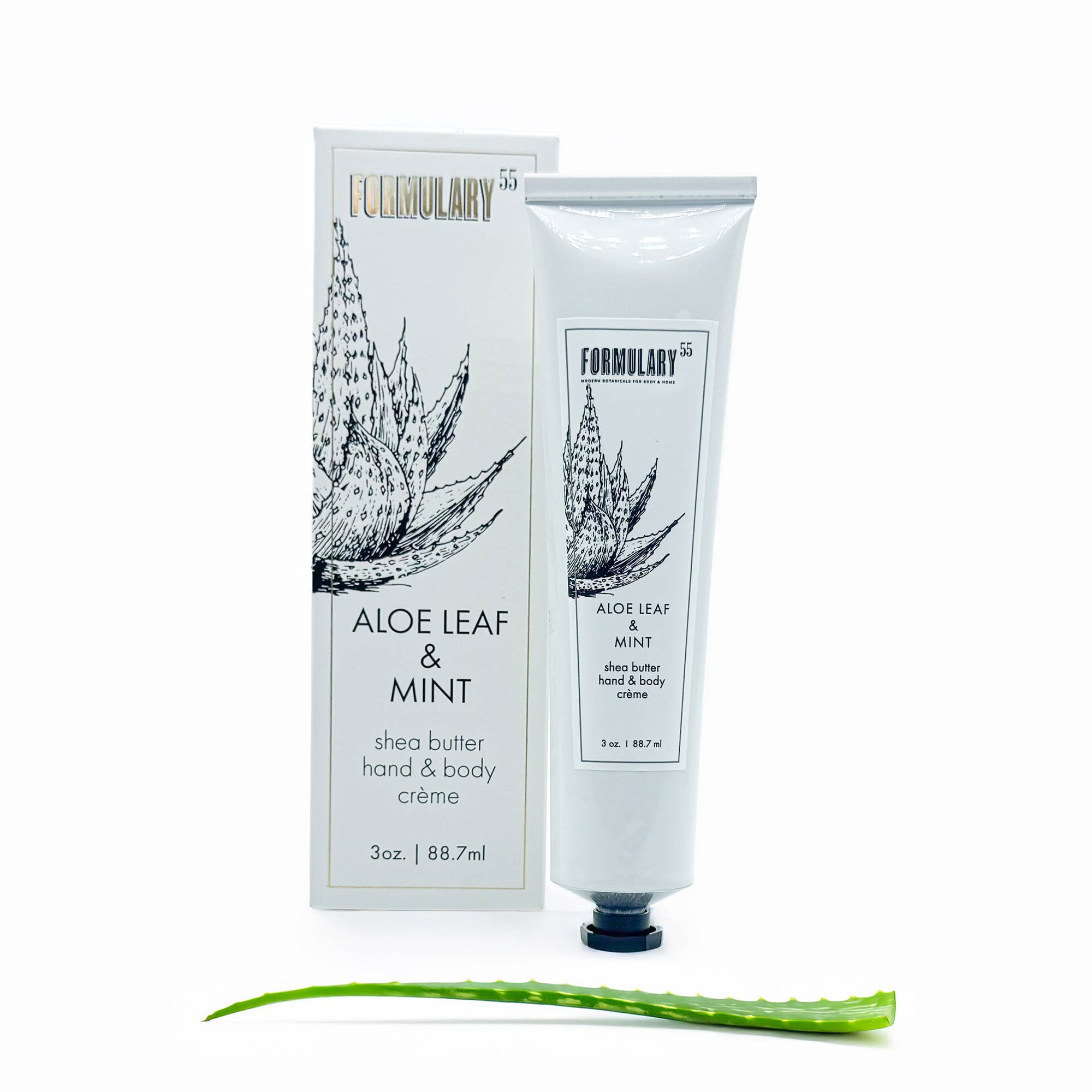 Aloe Leaf & Mint - Shea Butter Hand and Body Creme - Box Turtle