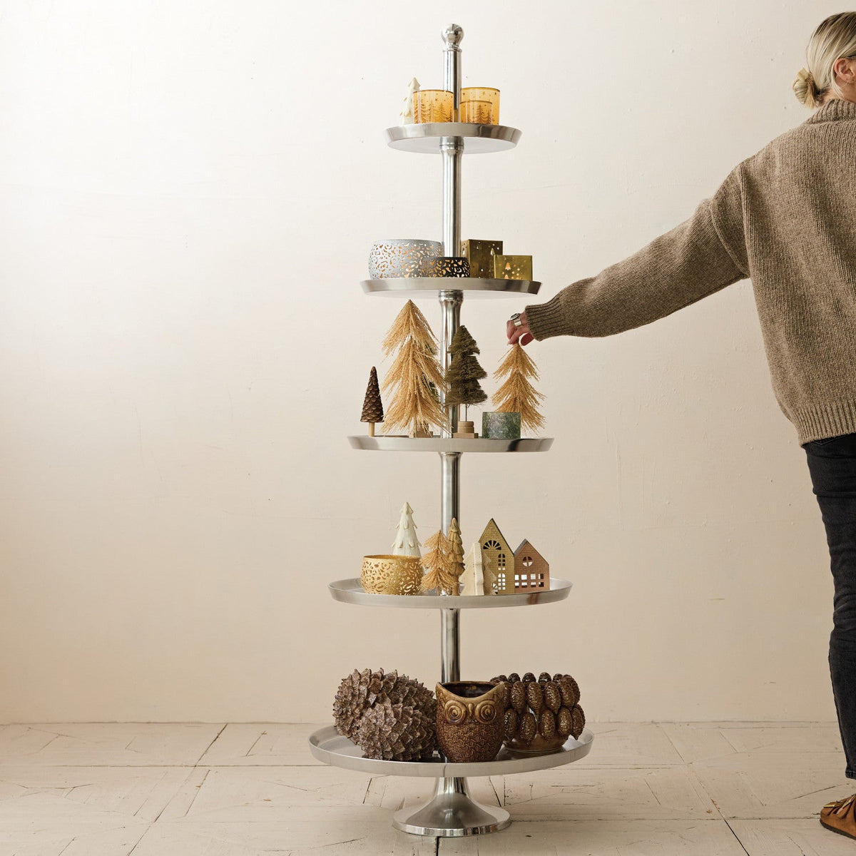 Aluminum 5-Tier Tray - Box Turtle