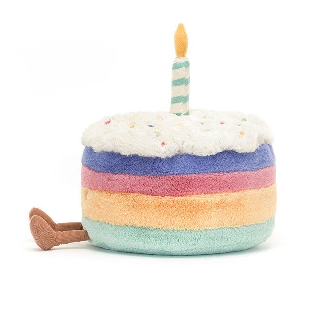 Amuseables Rainbow Birthday Cake - Box Turtle