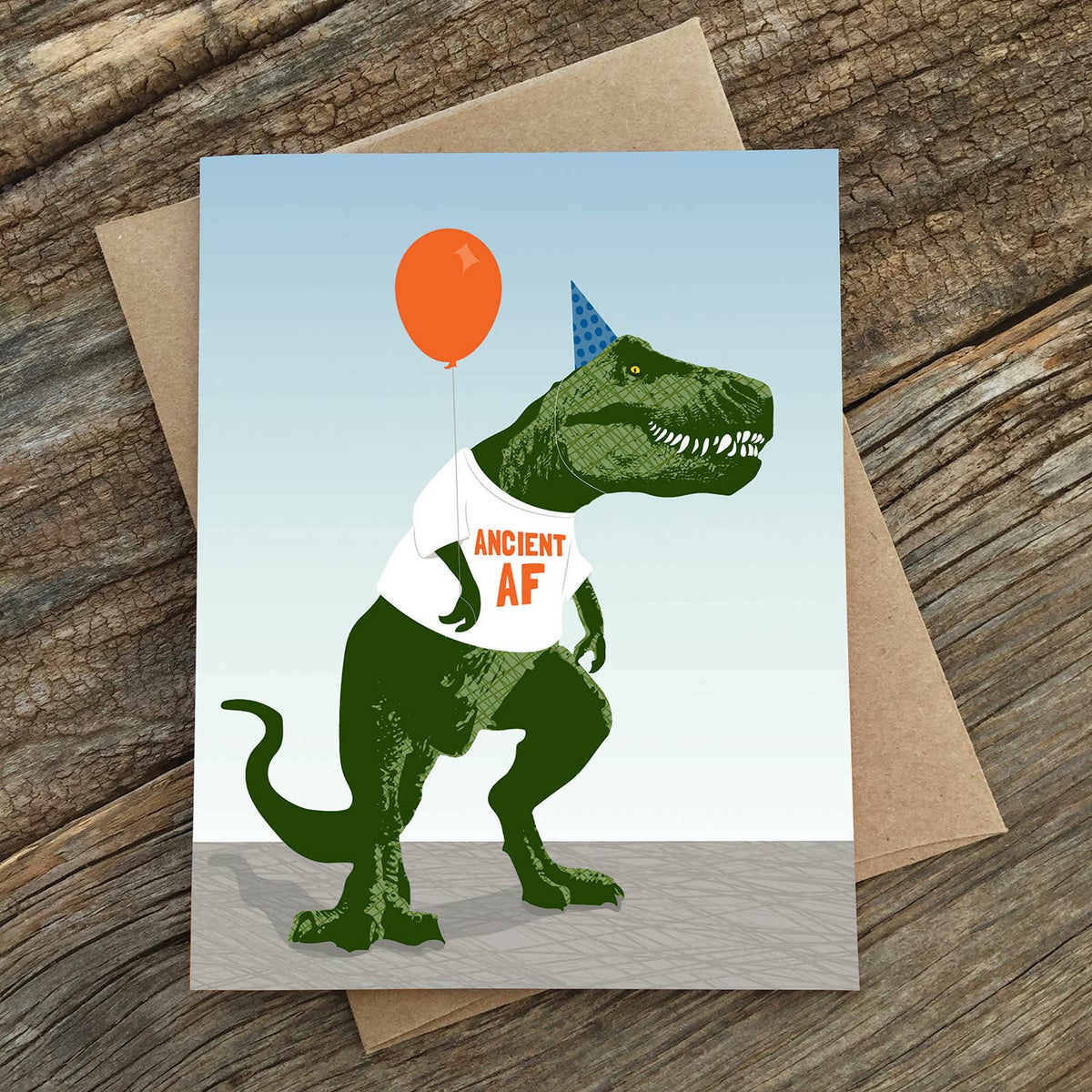 Ancient AF Birthday Card - Box Turtle
