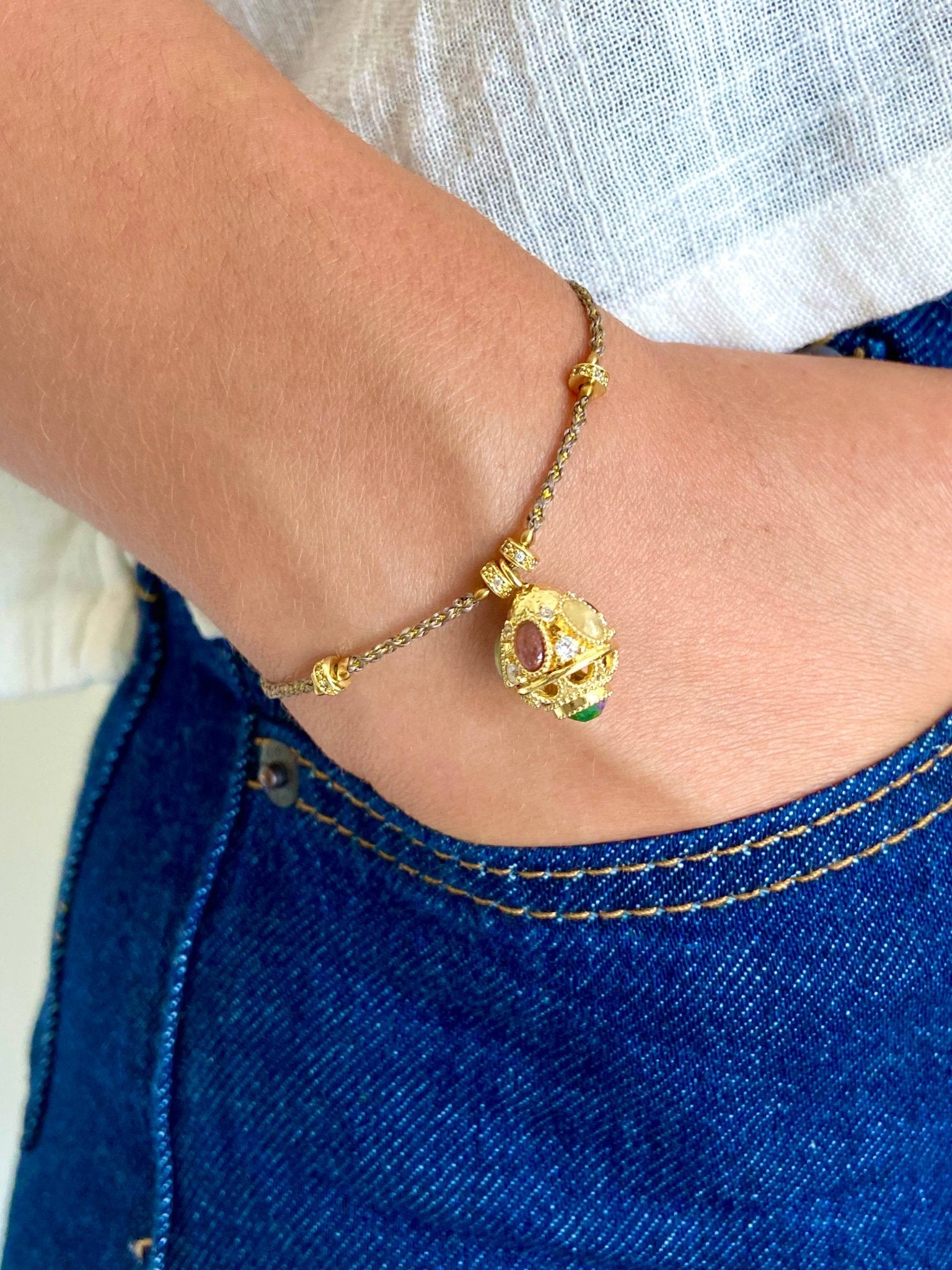Anjali Bracelet - Box Turtle