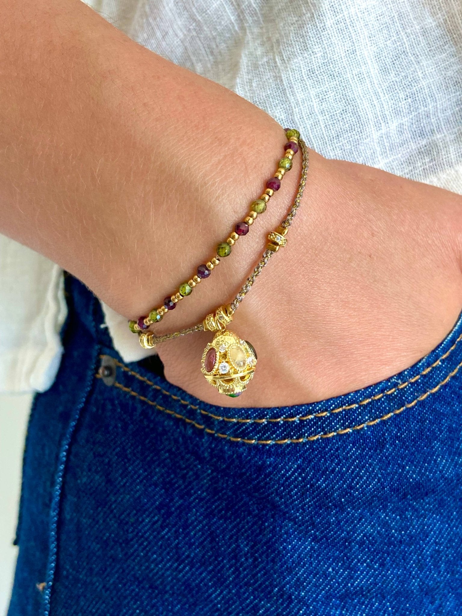 Anjali Bracelet - Box Turtle