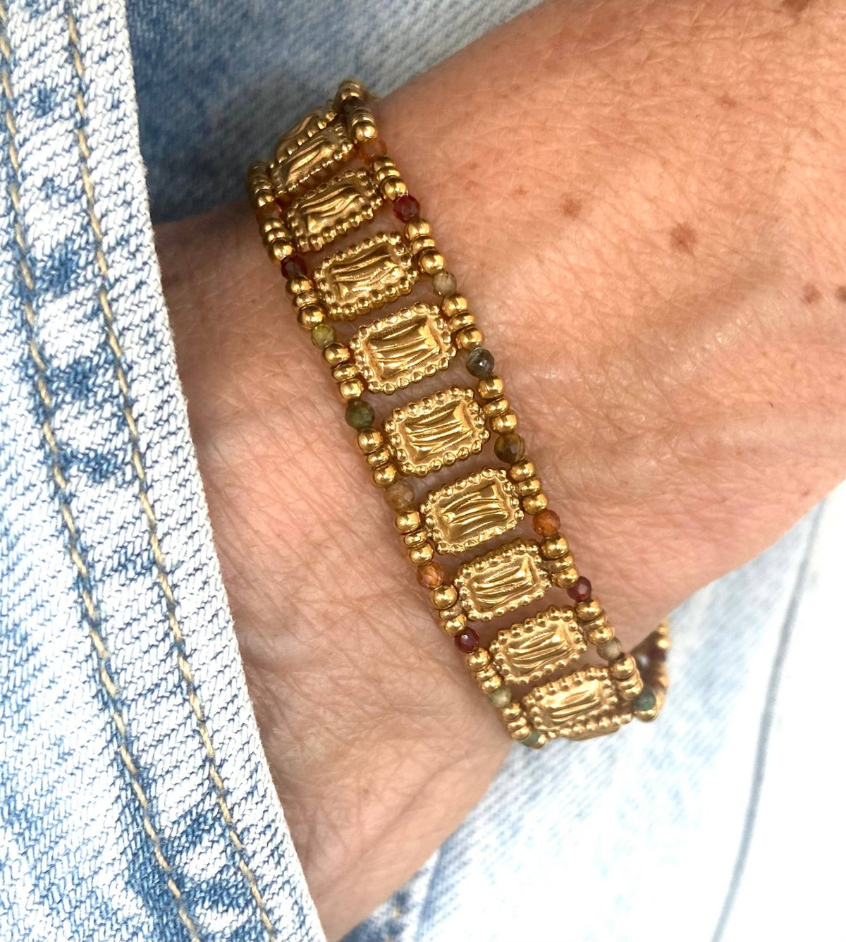 Ankara Bracelet - Box Turtle