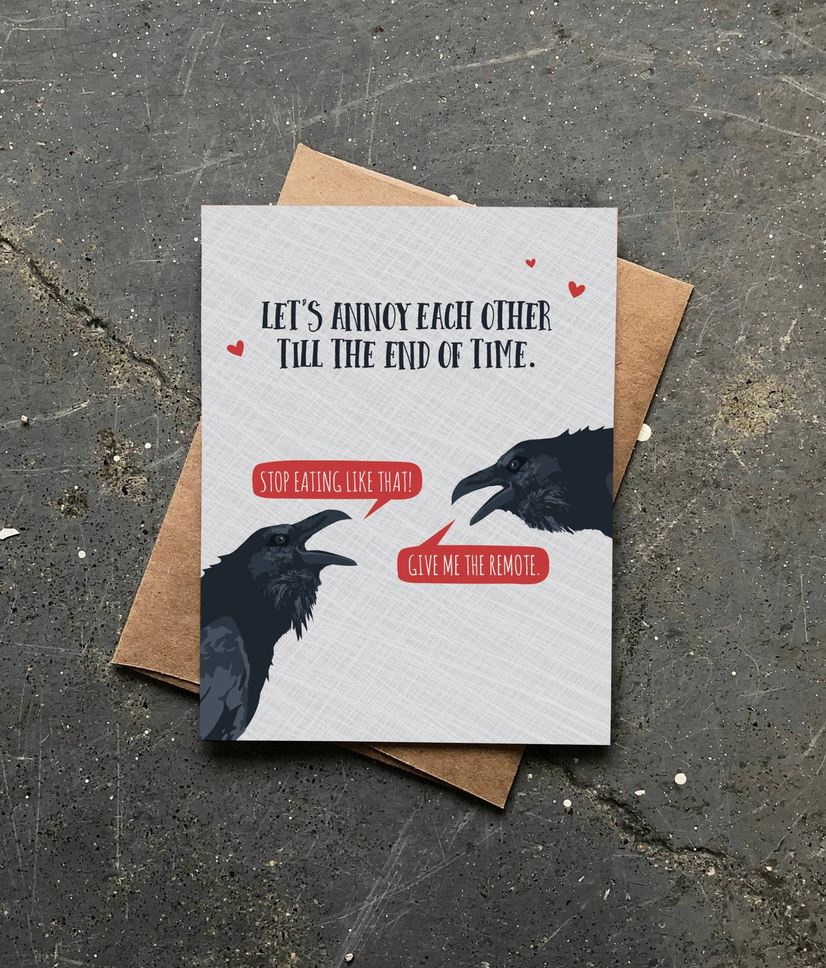 Annoy Each Other Love Card - Box Turtle
