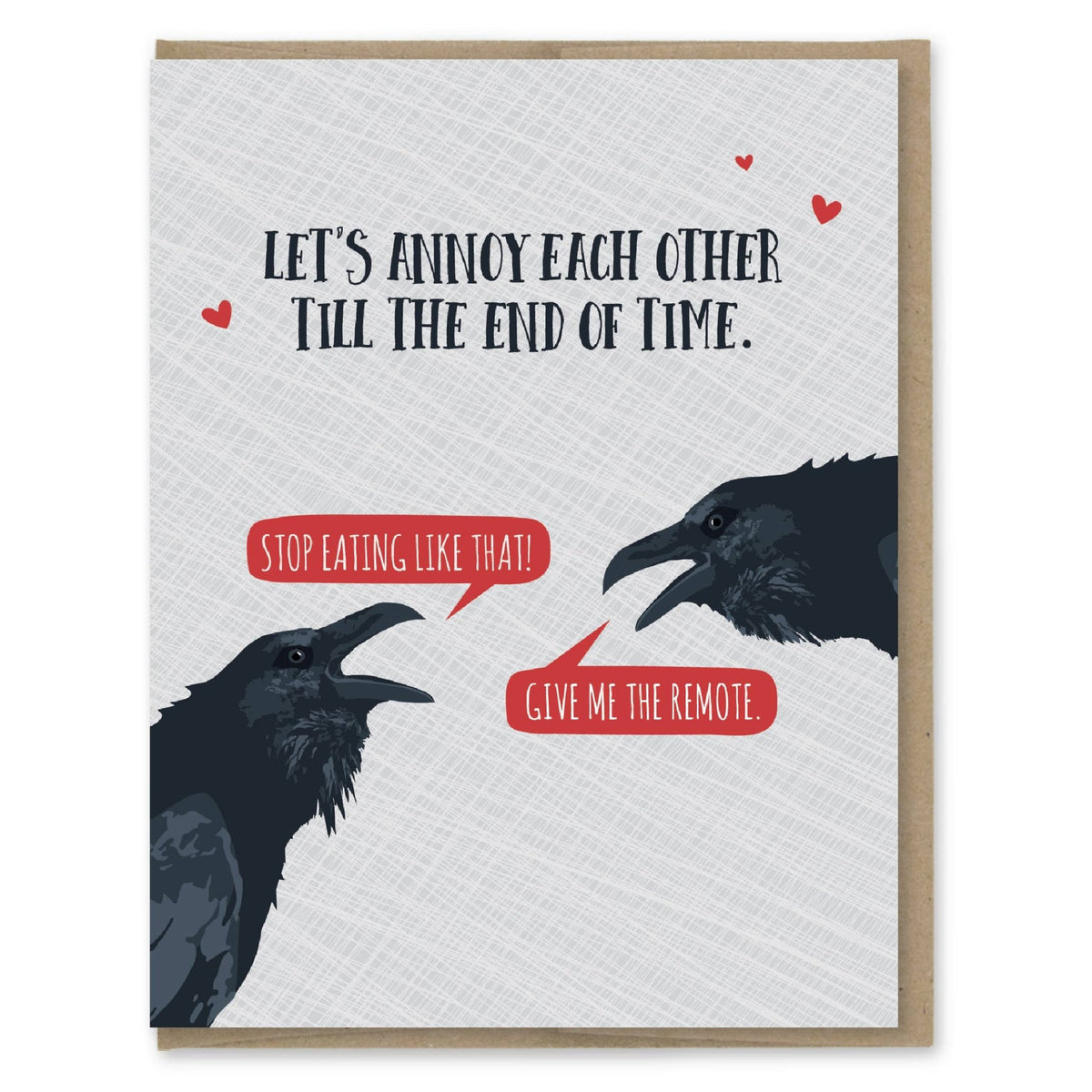 Annoy Each Other Love Card - Box Turtle