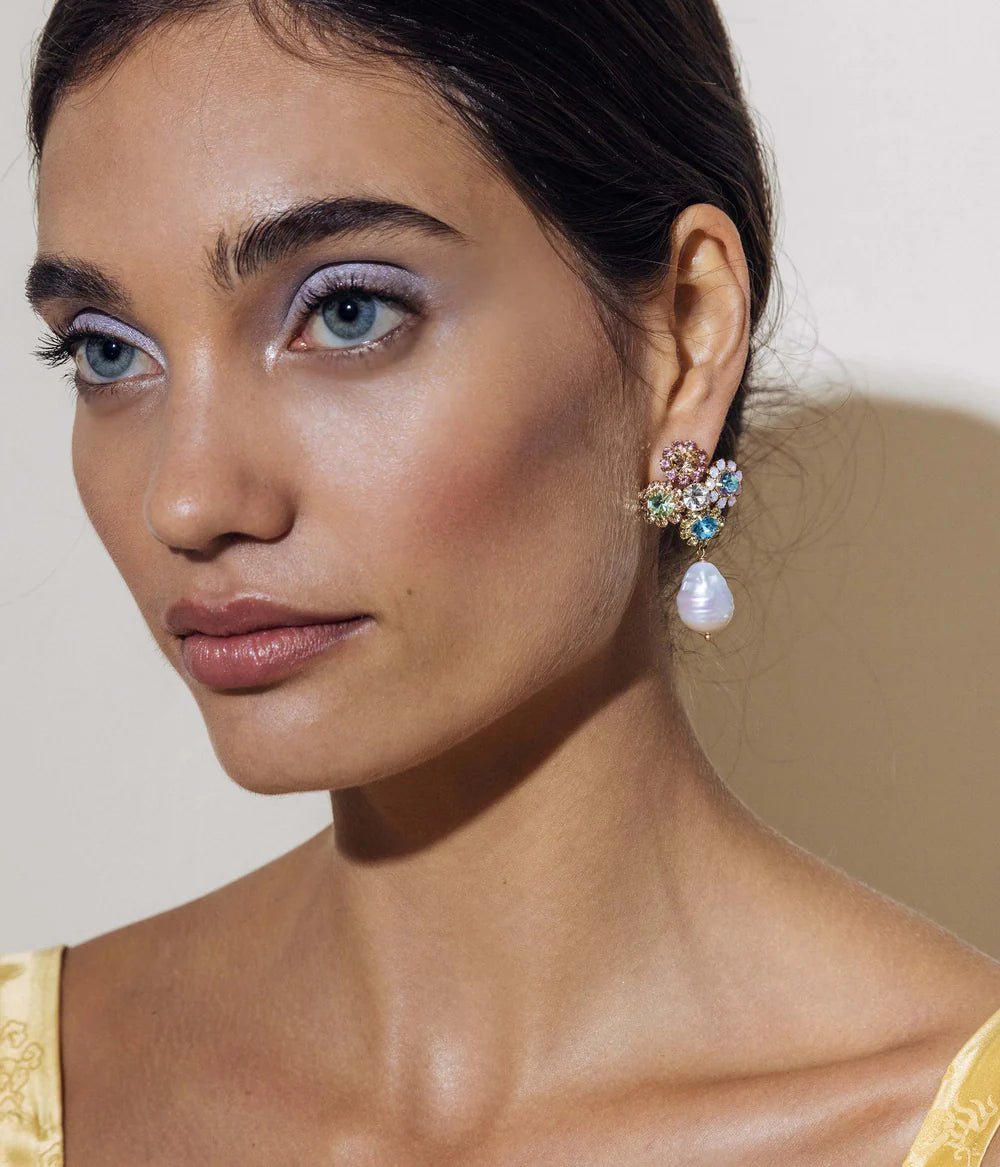 Aria Pearl Drop Earrings - Box Turtle
