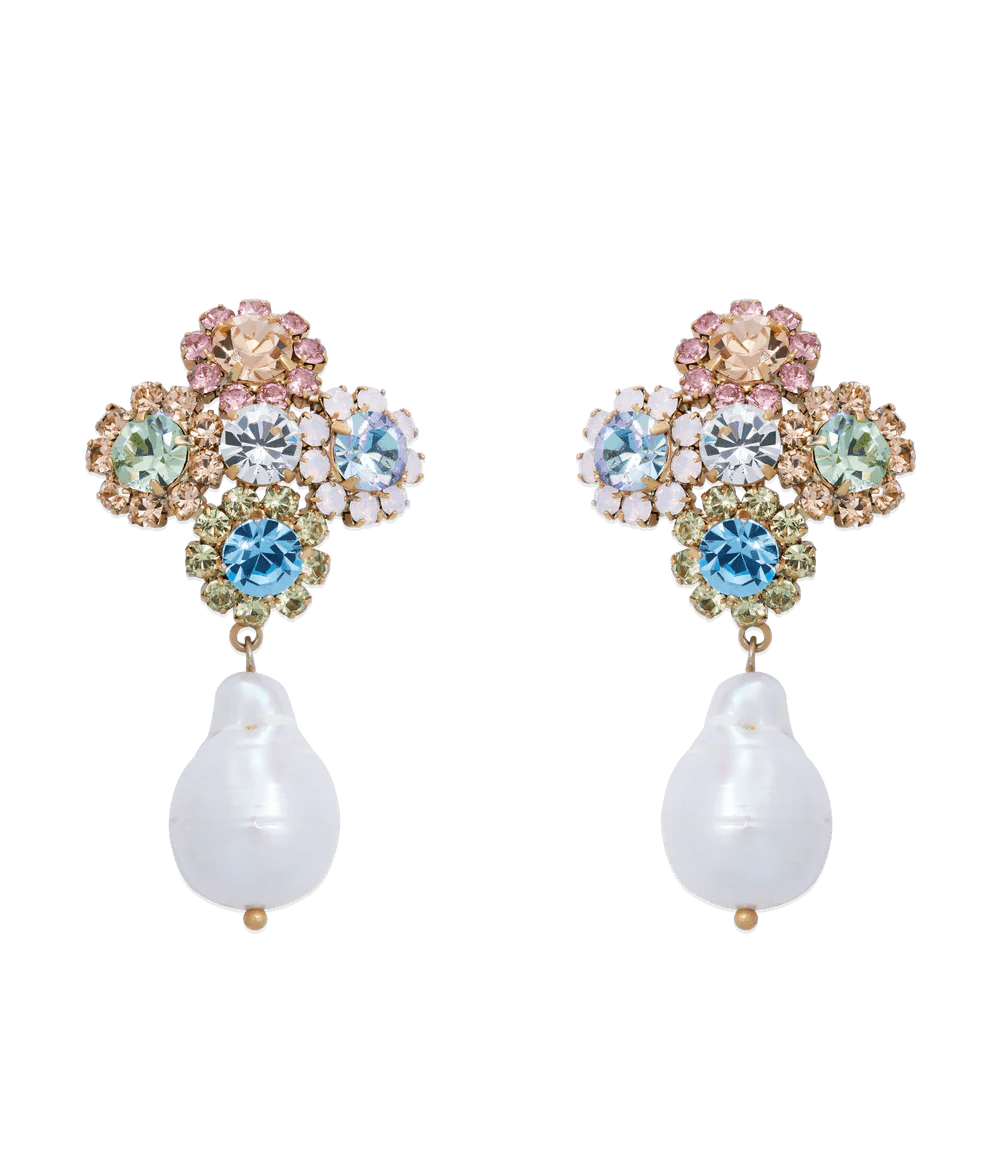 Aria Pearl Drop Earrings - Box Turtle