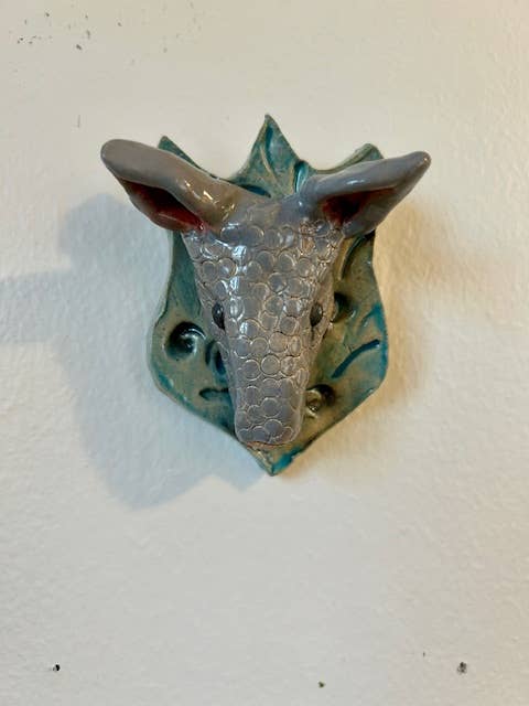 Armadillo on a Plaque - Box Turtle