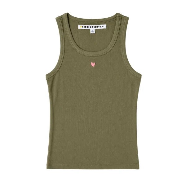 Army Green KR Tank - Box Turtle