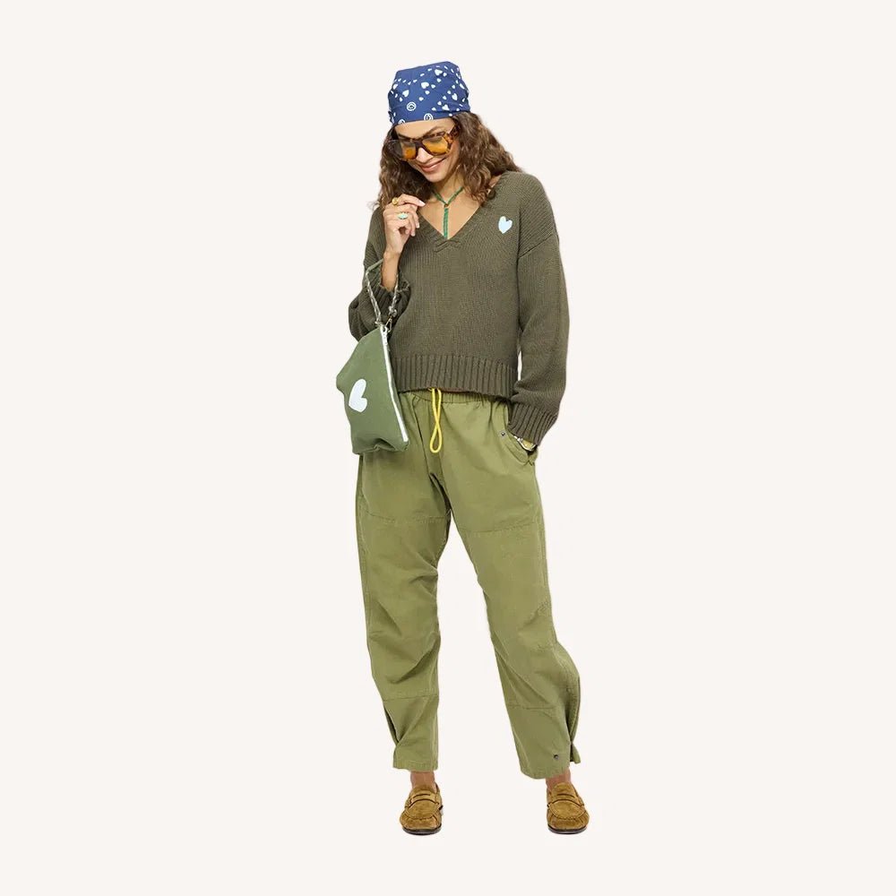 Army Green Love Brigade Pant - Box Turtle
