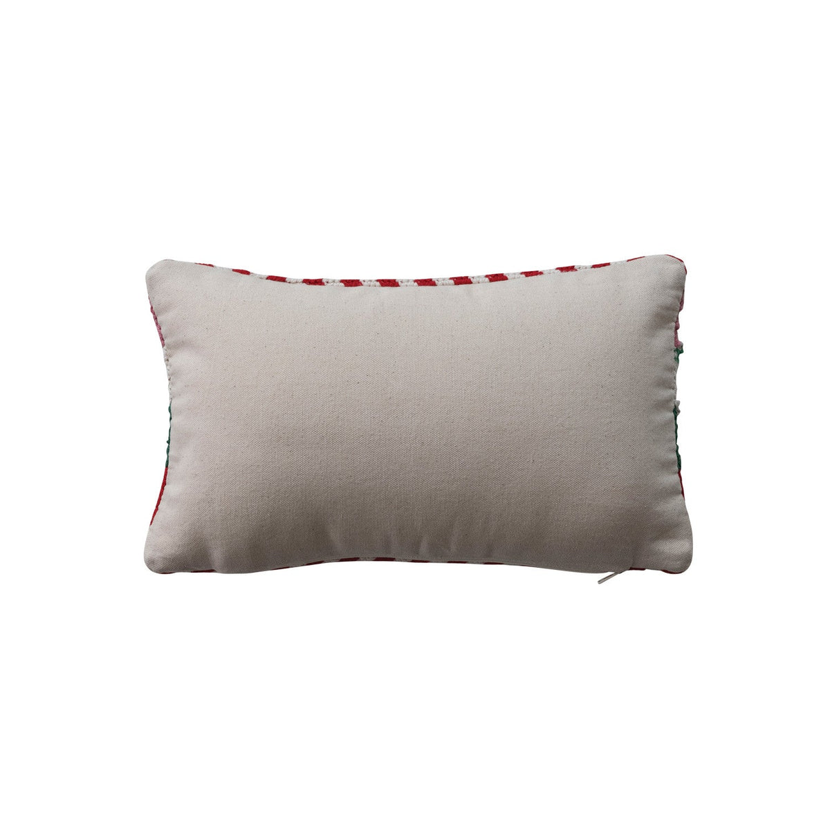 Artisan Stripe Crochet Lumbar Pillow - Box Turtle