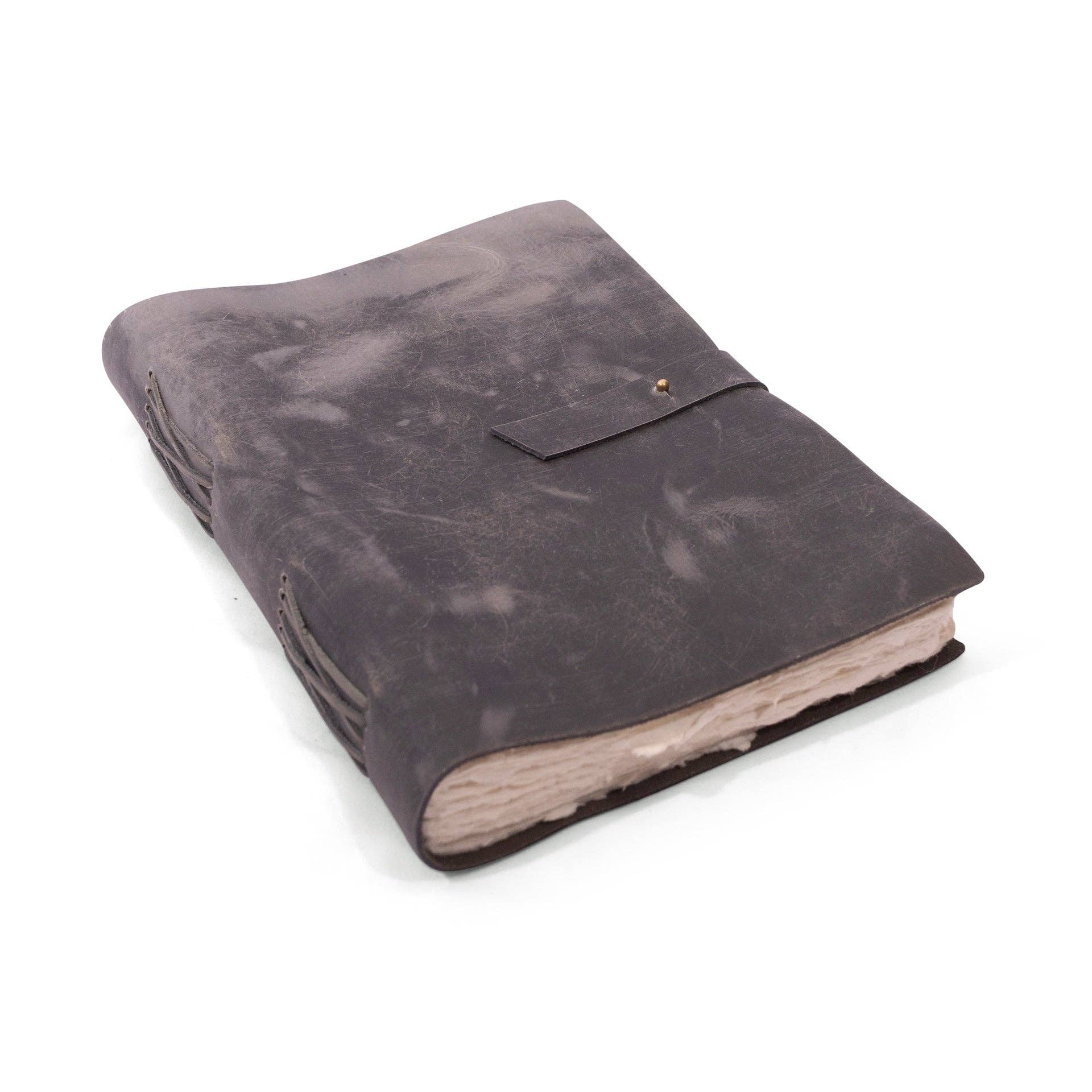 Ash Oiled Leather Journal - Box Turtle