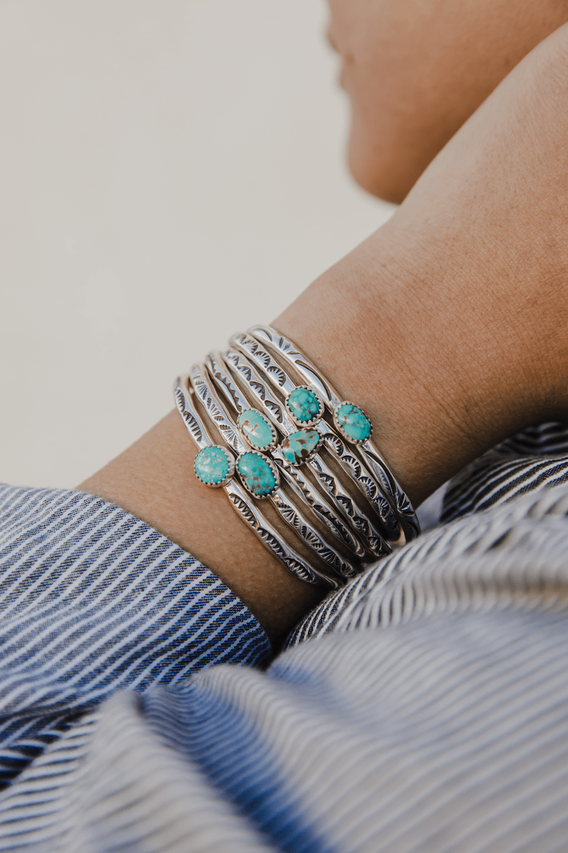 Aspen Turquoise Bracelet - Box Turtle