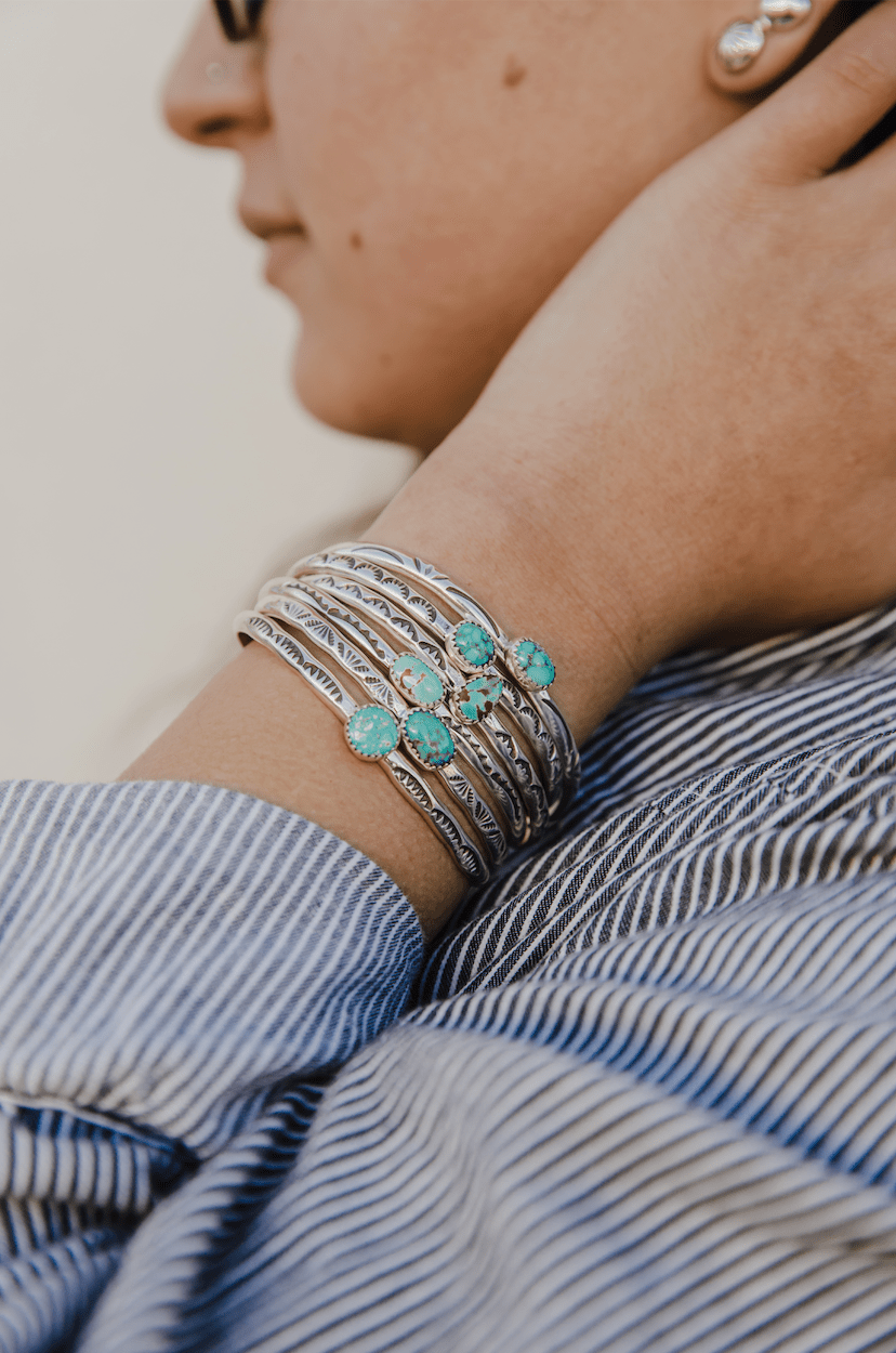 Aspen Turquoise Bracelet - Box Turtle