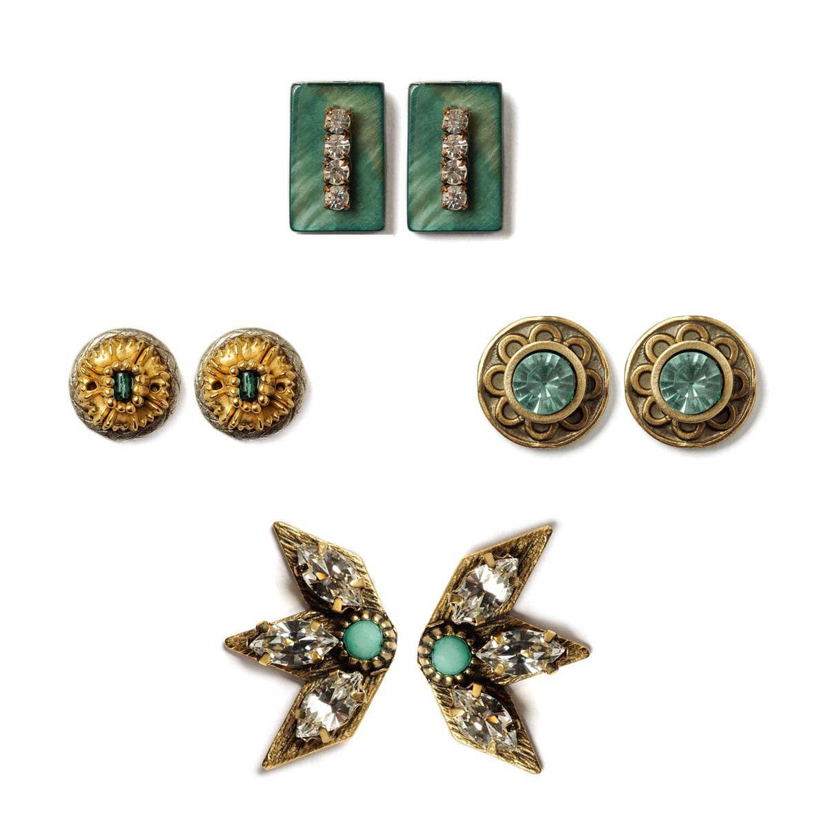 Aster Stud Earrings - Box Turtle