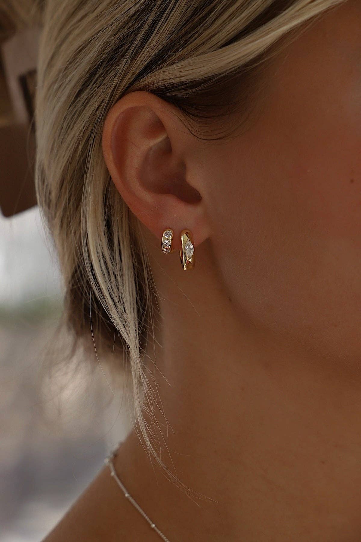 Aurum Hoops - Box Turtle