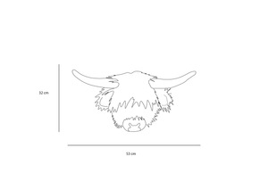 Nicolas the Highland Cow Wall Hanger