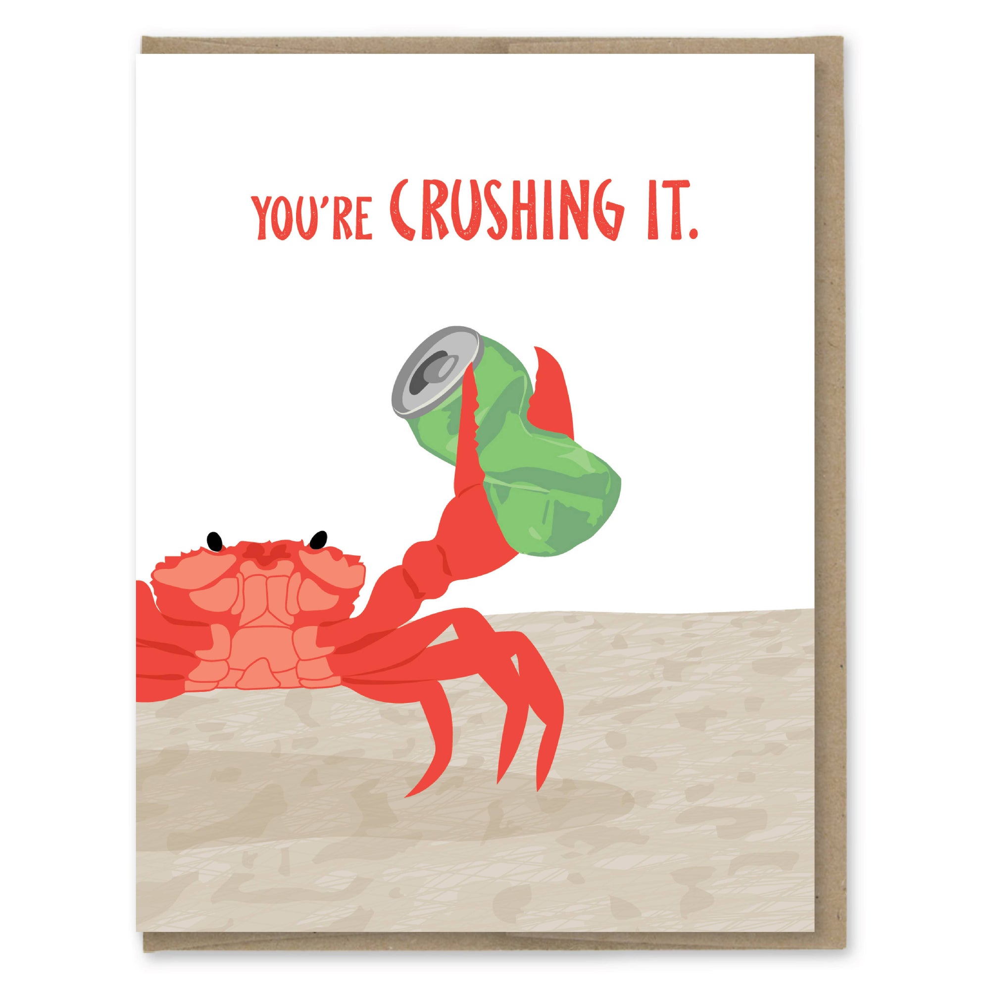 You're Crushing It Congrats Card