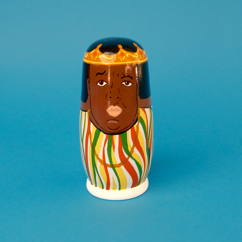East Coast Rappers Wooden Nesting Dolls