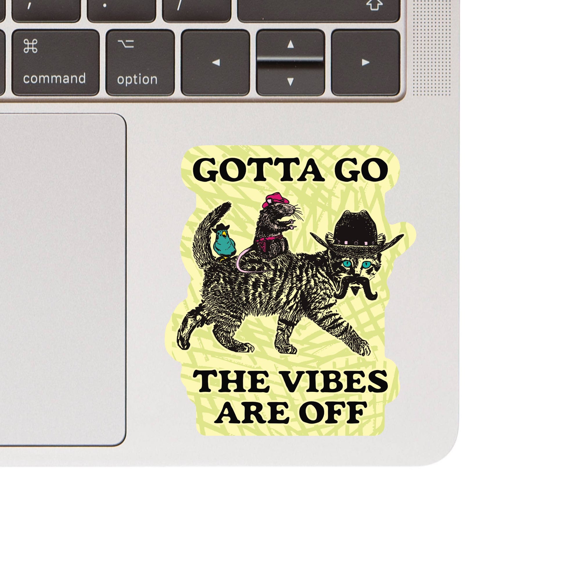 Vintage Cute Funny Animal Vinyl Sticker