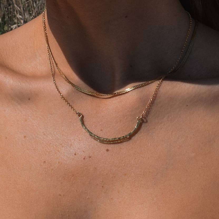 Sleeping Moon Necklace