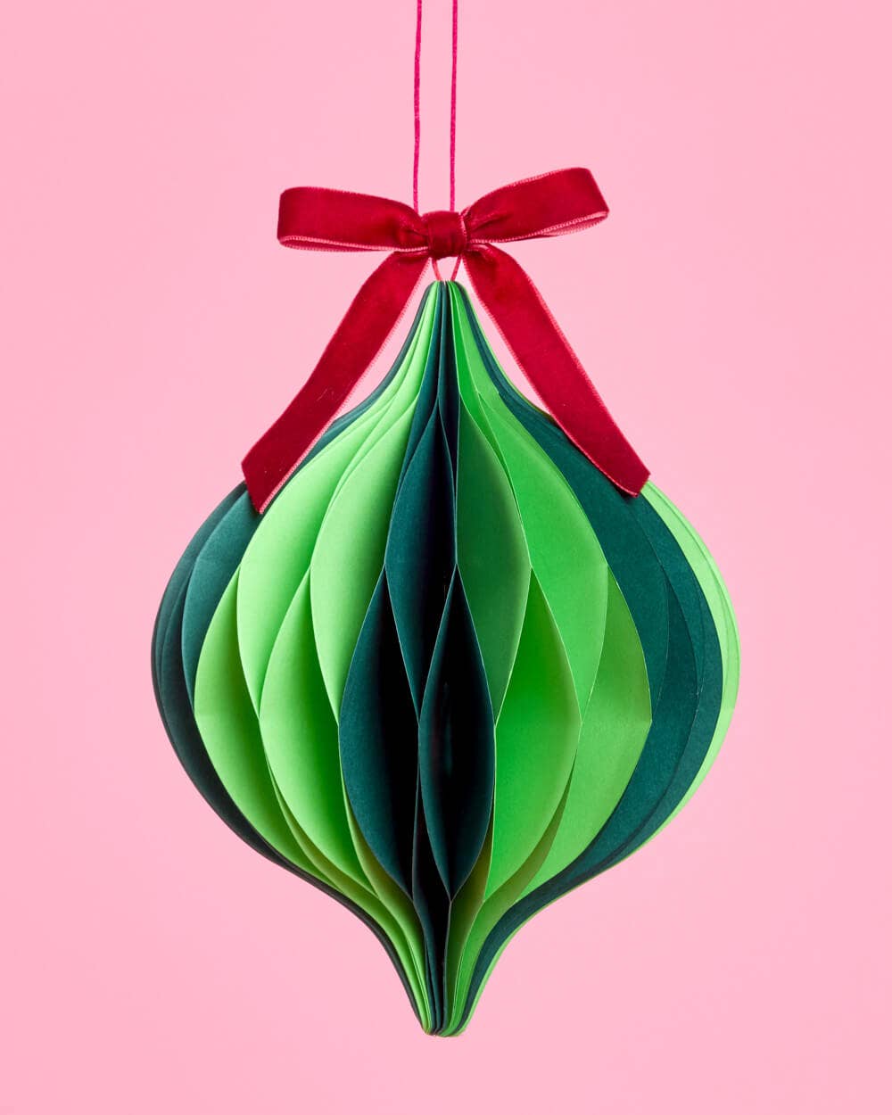 Hanging Paper Accordion Ornaments
