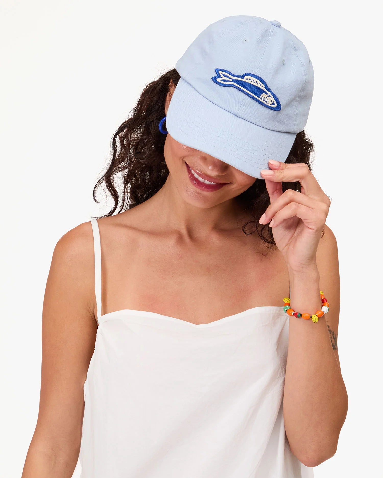 Baby Blue Sardine Baseball Hat - Box Turtle