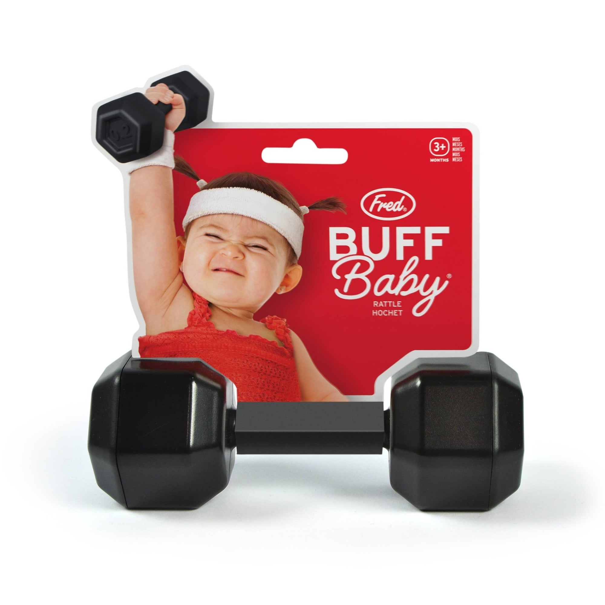 Baby Dumbbell Rattle - Box Turtle
