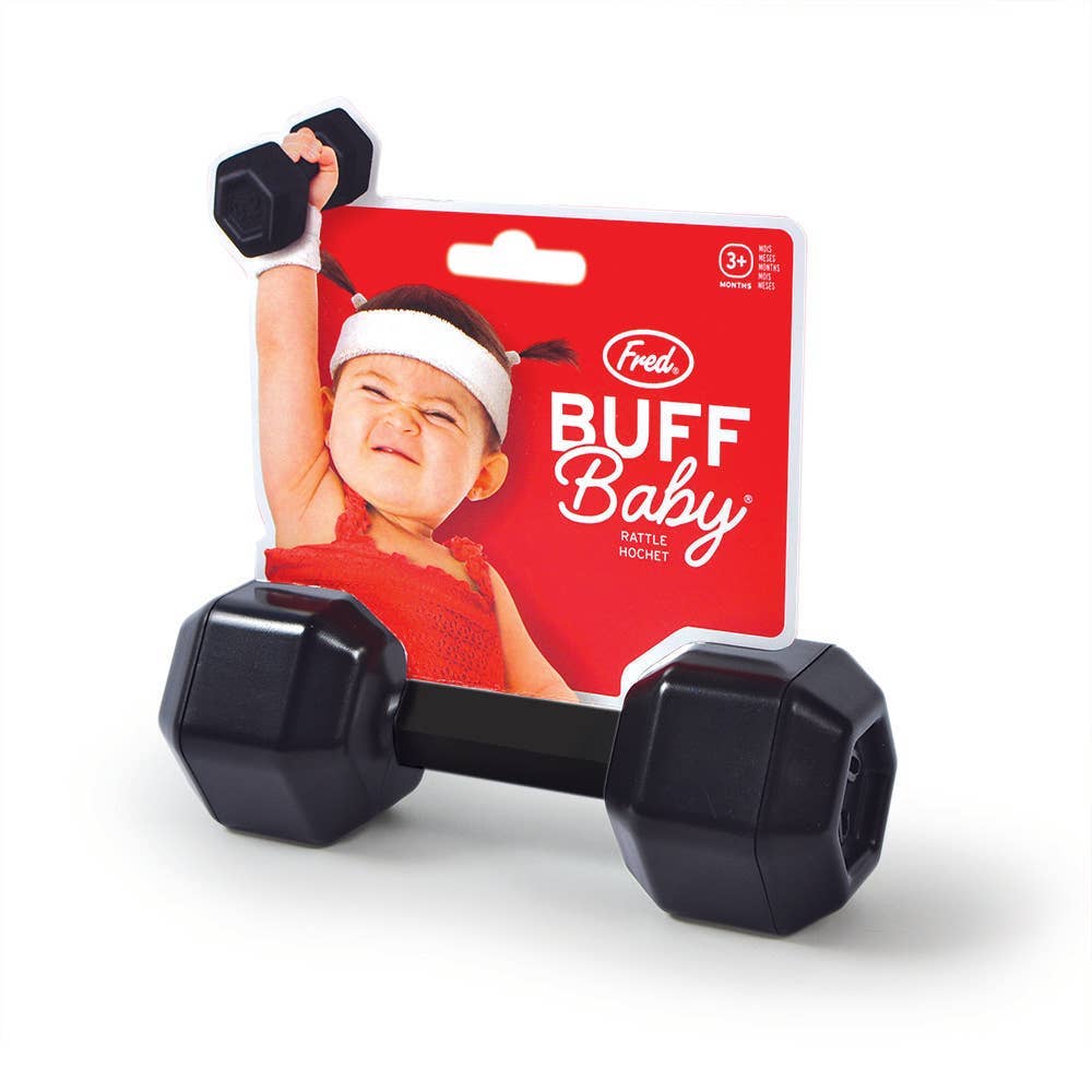Baby Dumbbell Rattle - Box Turtle