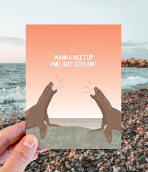 Just Scream Card