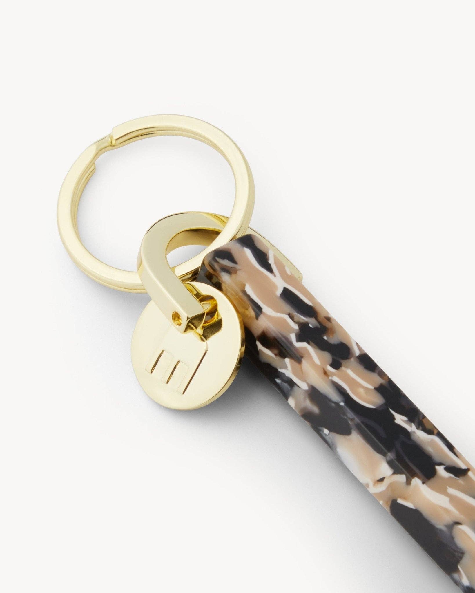Bar Keychain in Abalone - Box Turtle