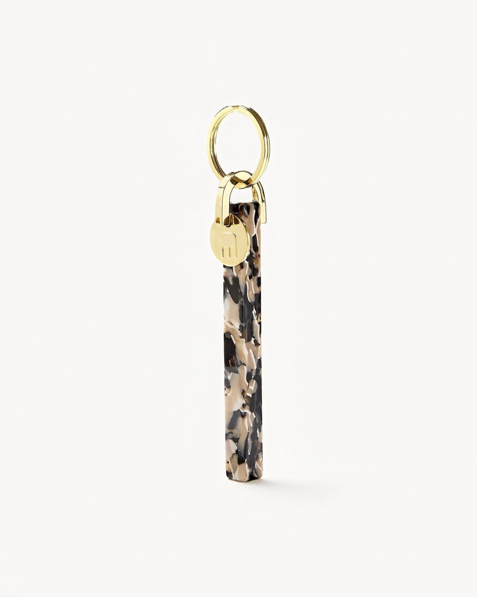 Bar Keychain in Abalone - Box Turtle