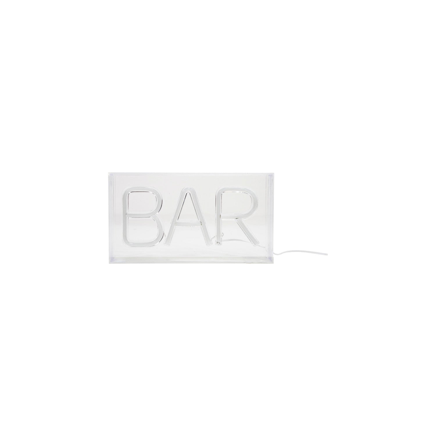 "BAR" Red Neon Light - Box Turtle