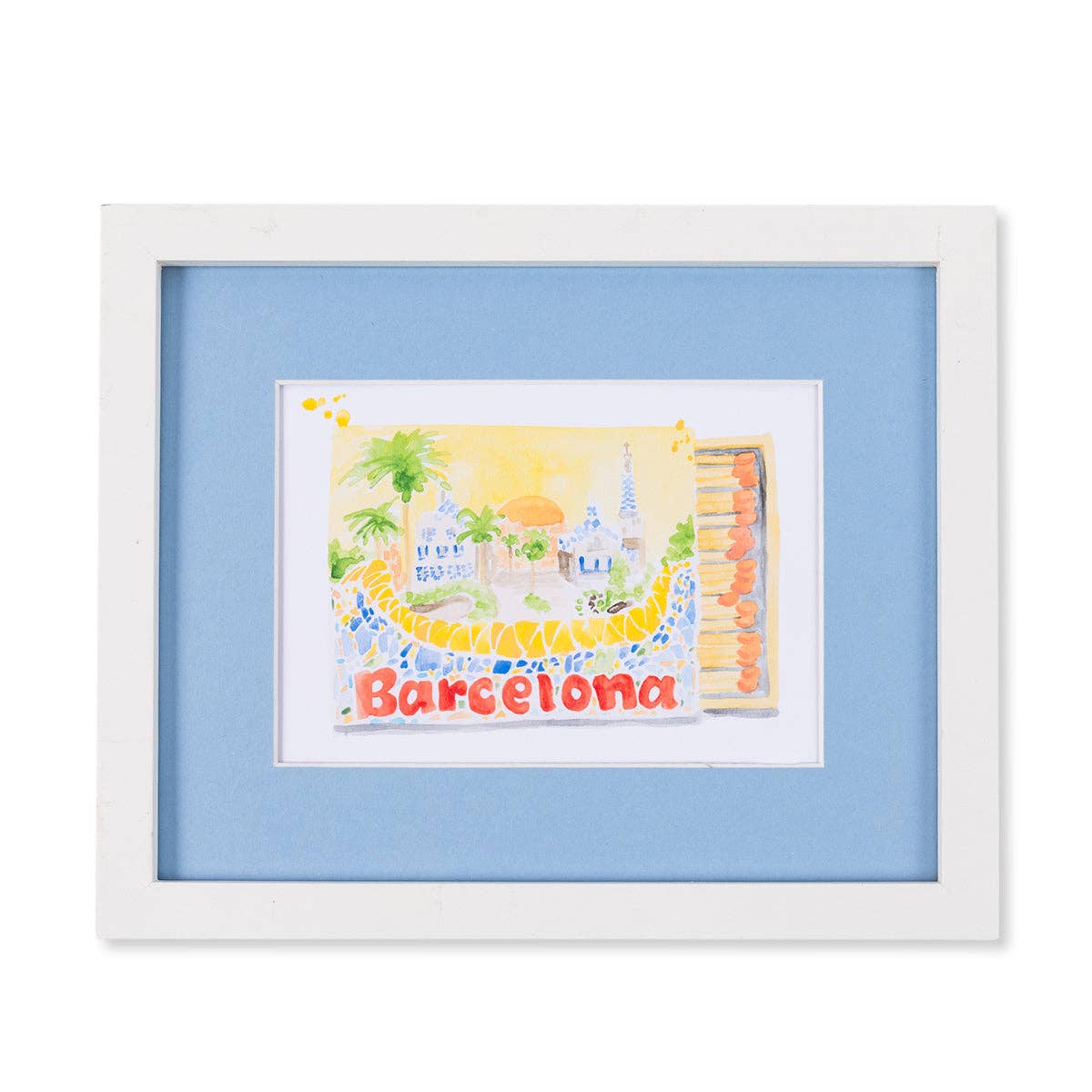 Barcelona Matchbook Print - Box Turtle