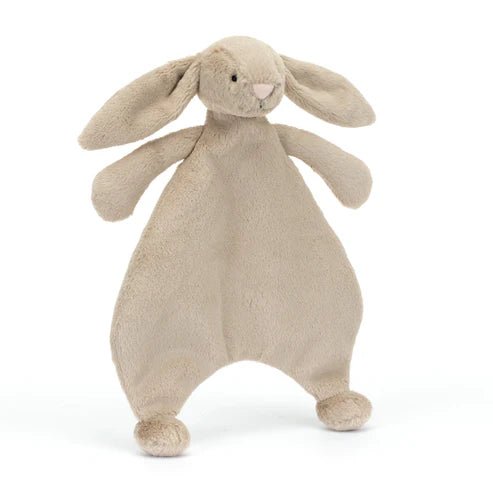 Bashful Beige Bunny Comforter - Box Turtle