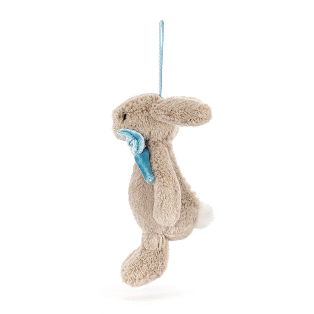 Bashful Beige Bunny Decoration - Box Turtle