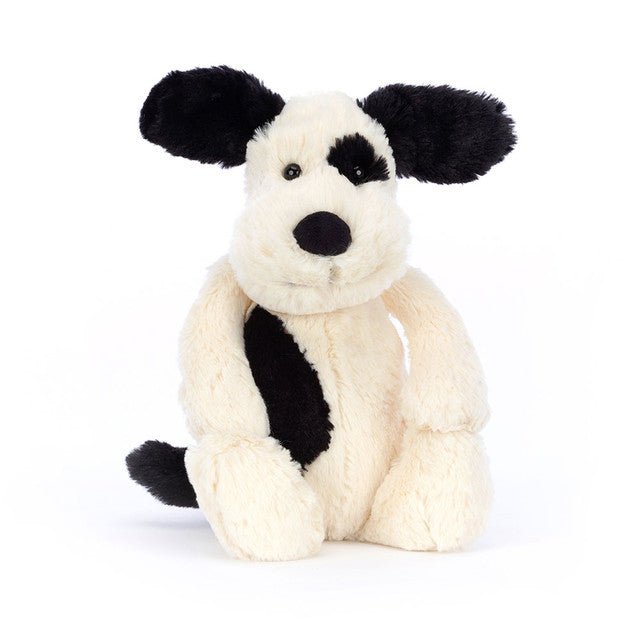 Bashful Black & Cream Puppy - Box Turtle