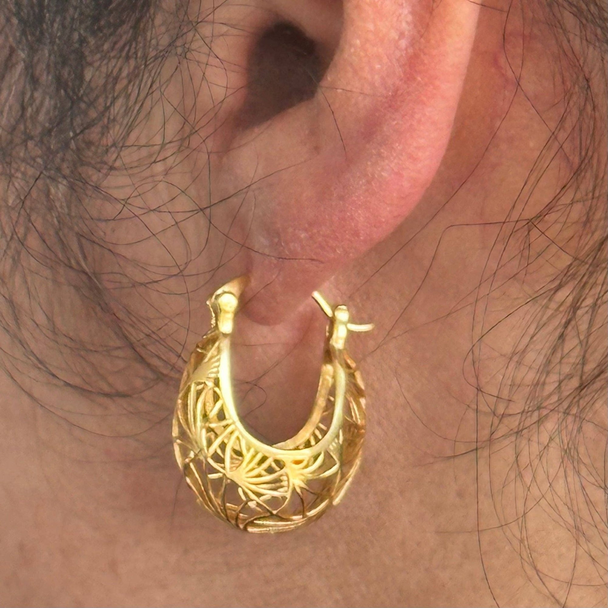 Basket Earrings - Box Turtle