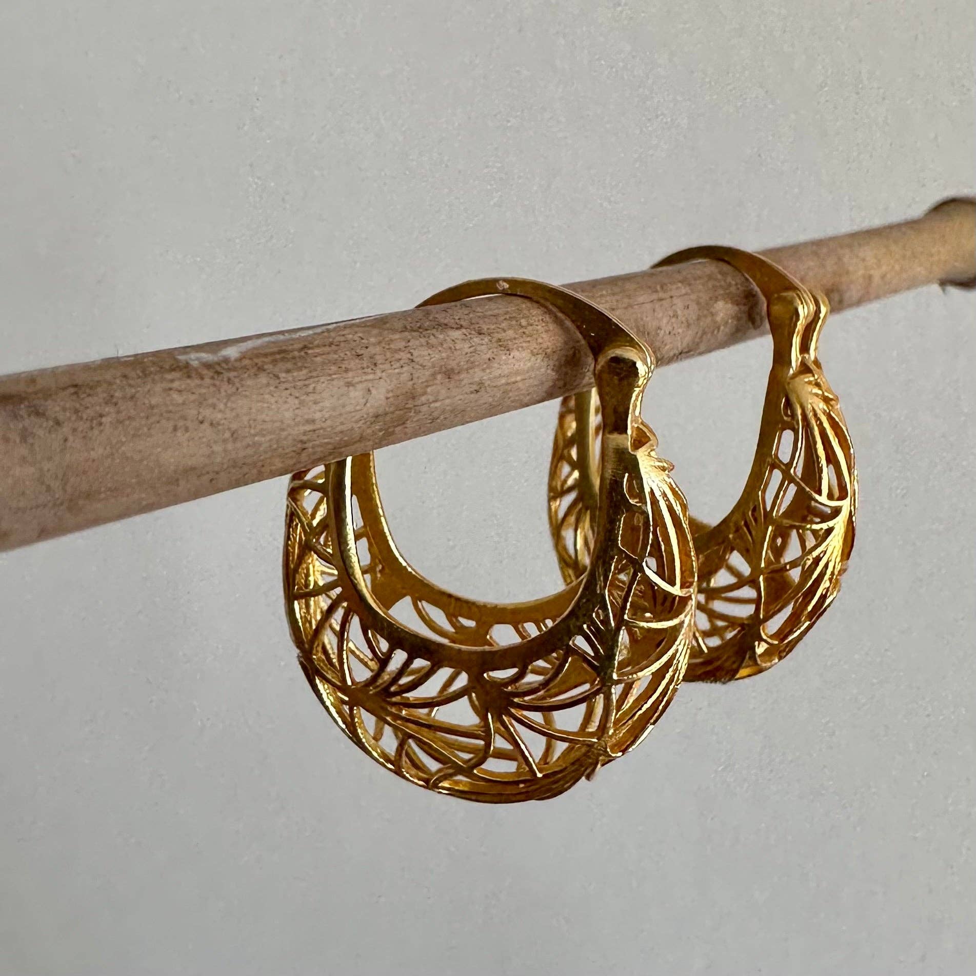 Basket Earrings - Box Turtle