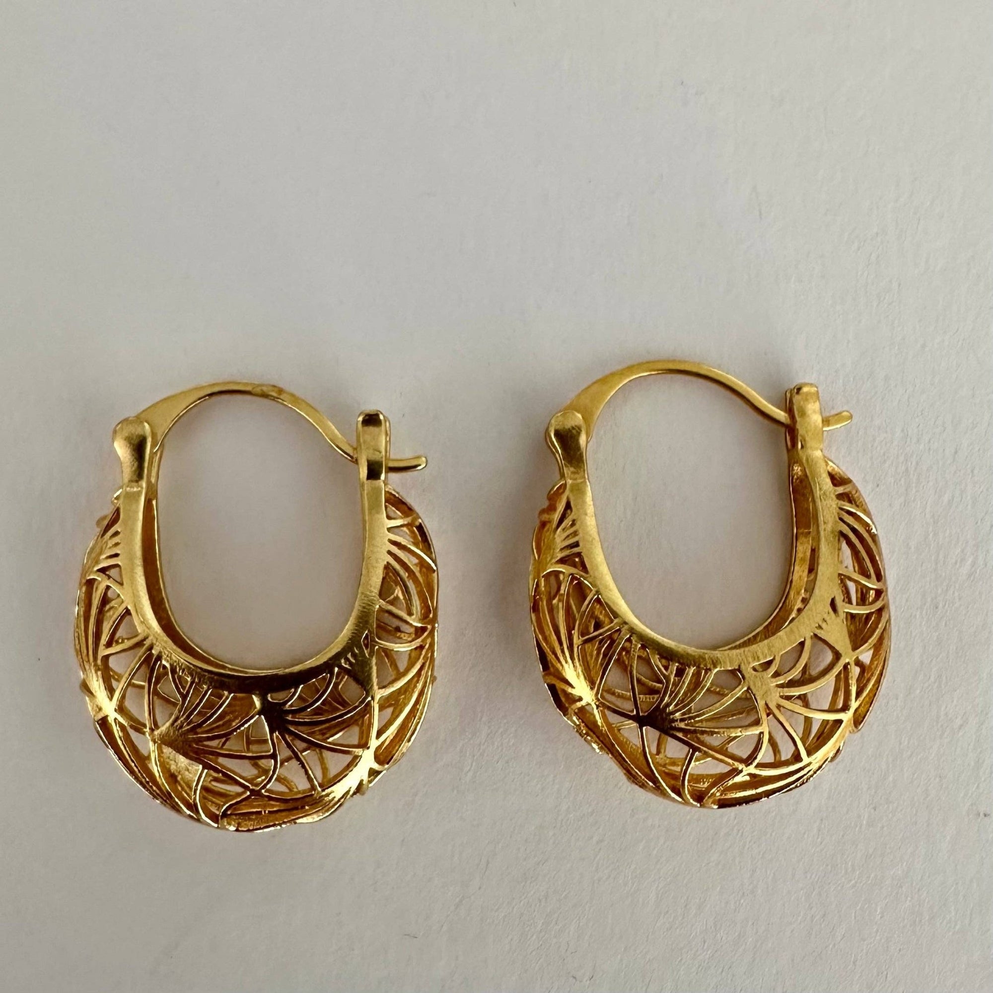 Basket Earrings - Box Turtle