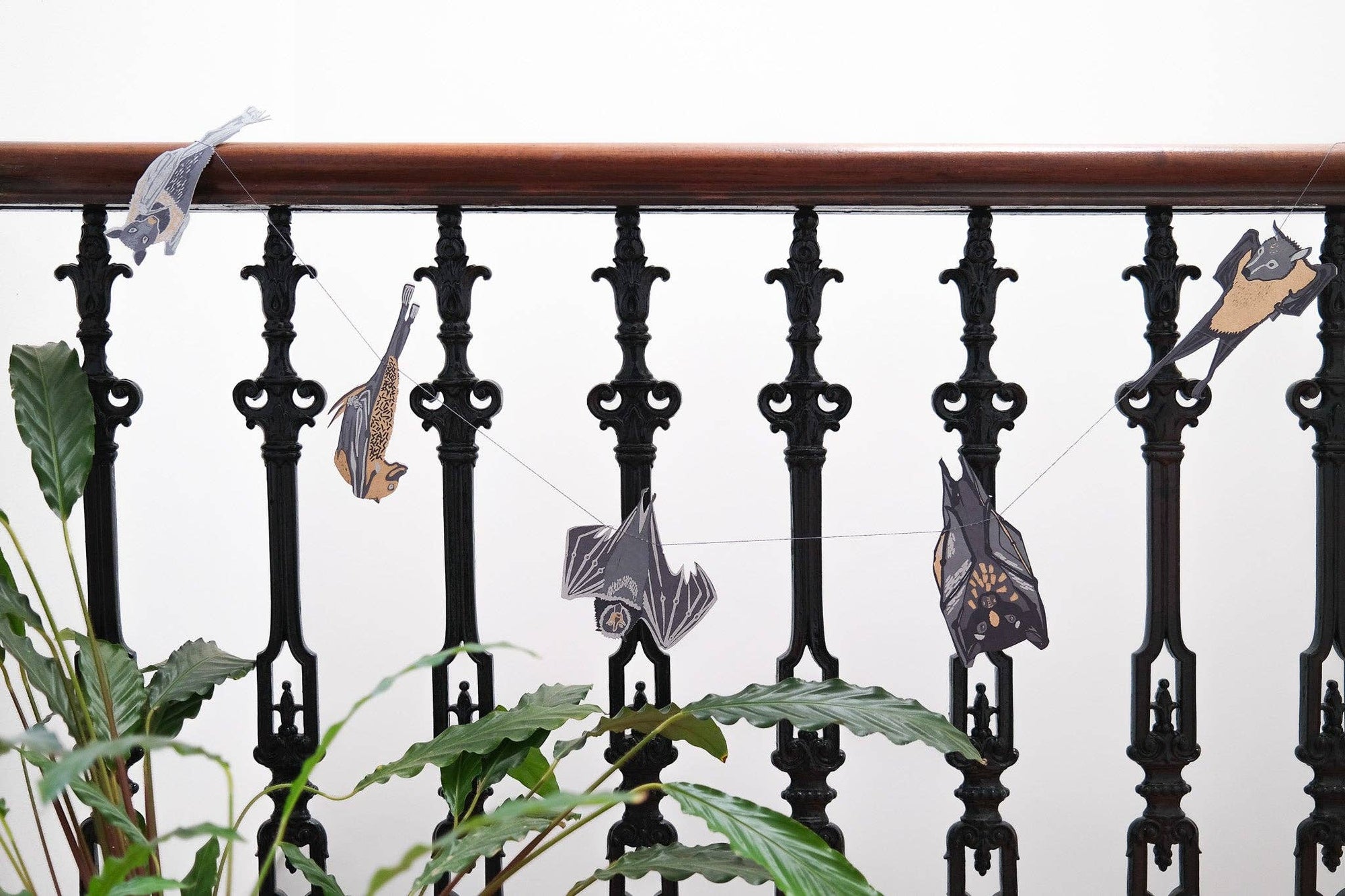 Bats Sewn Garland - Box Turtle