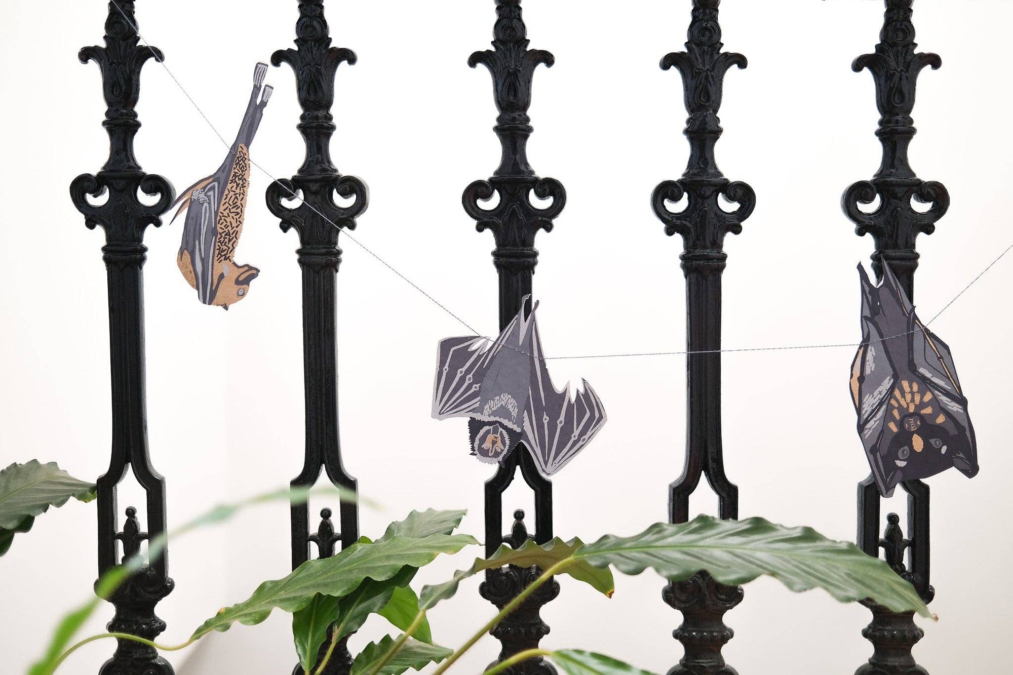 Bats Sewn Garland - Box Turtle