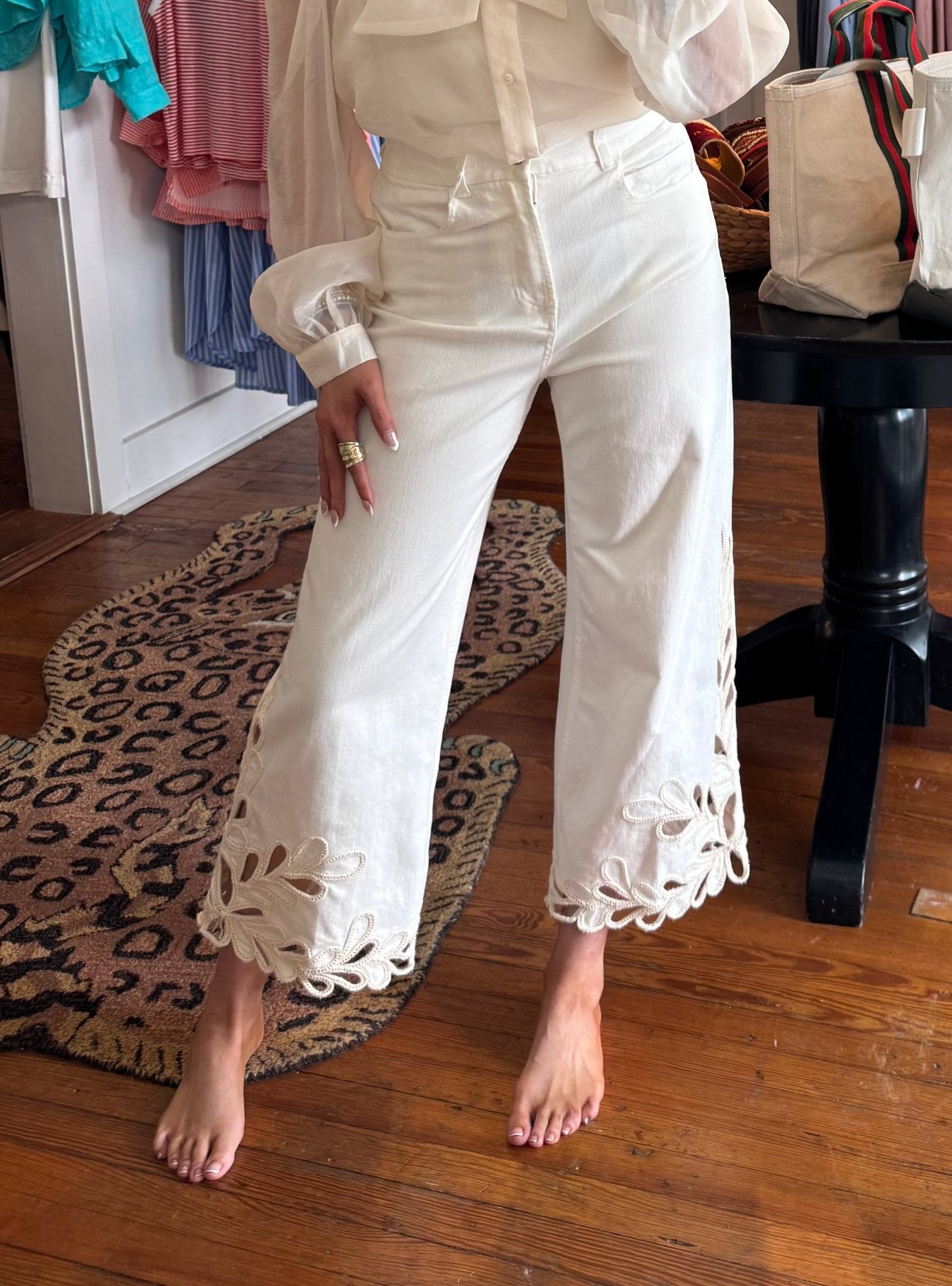 Bayadera Lace Audrey Jeans - Box Turtle