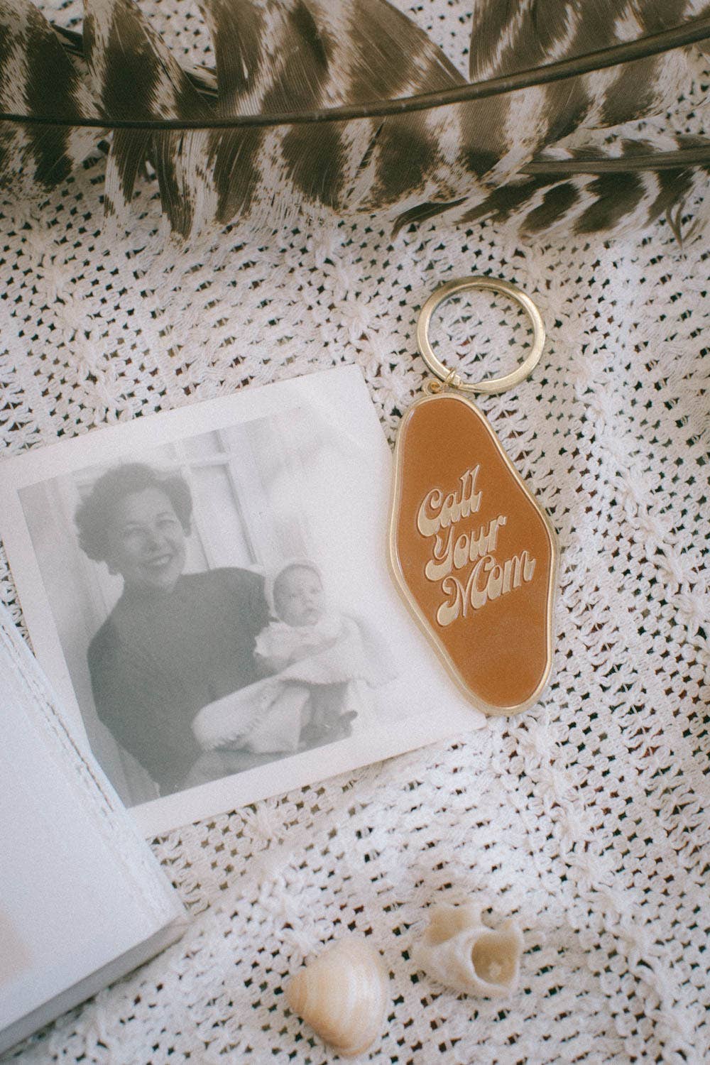 Call Your Mom Keychain