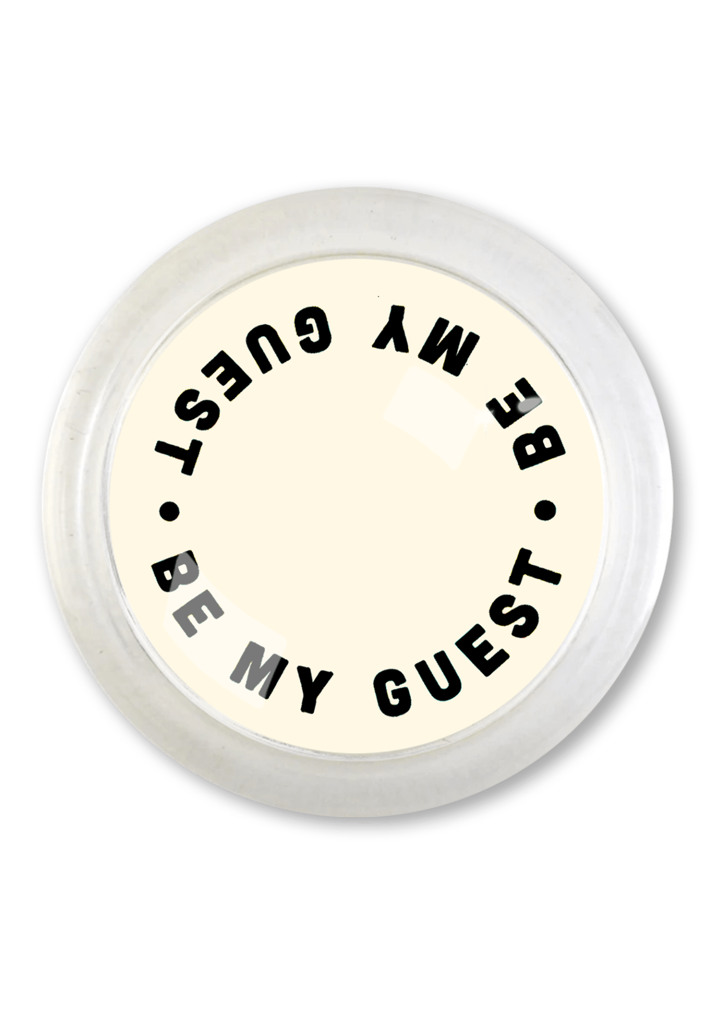 Be My Guest Cream Coaster - Box Turtle
