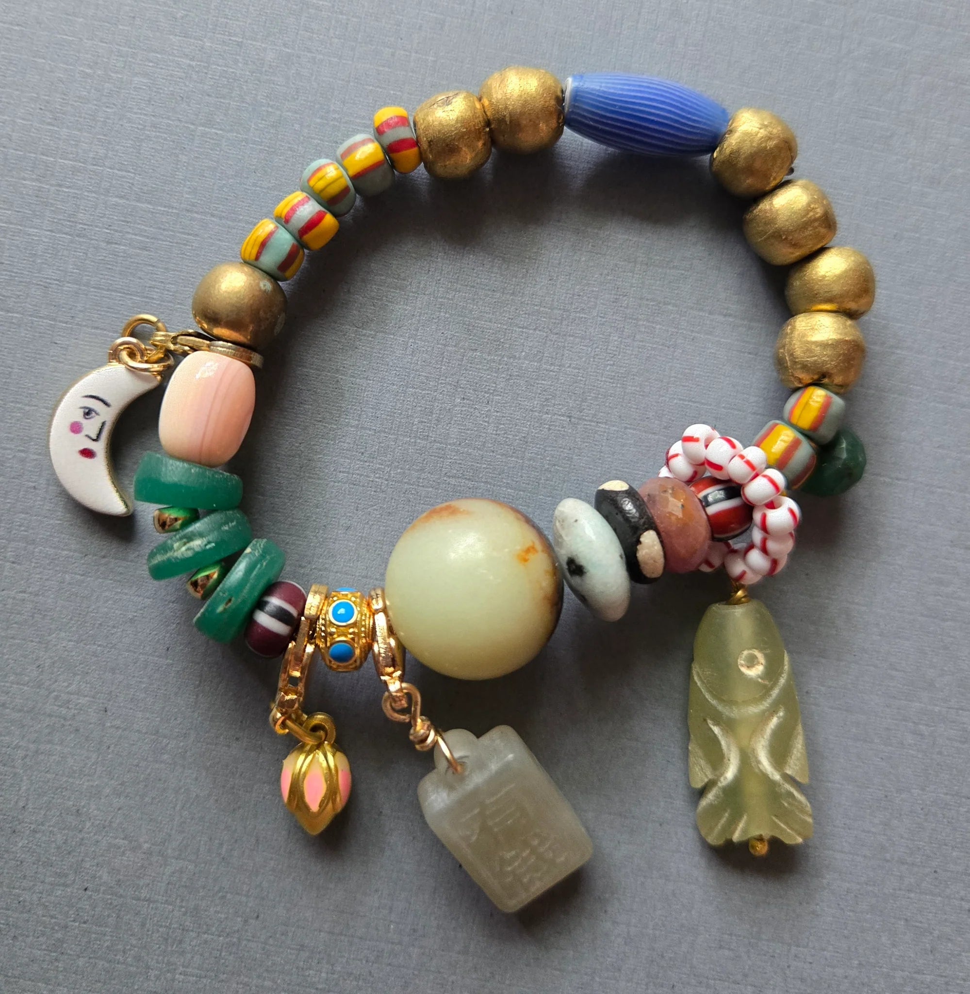 Bead Soup Bracelet - Box Turtle