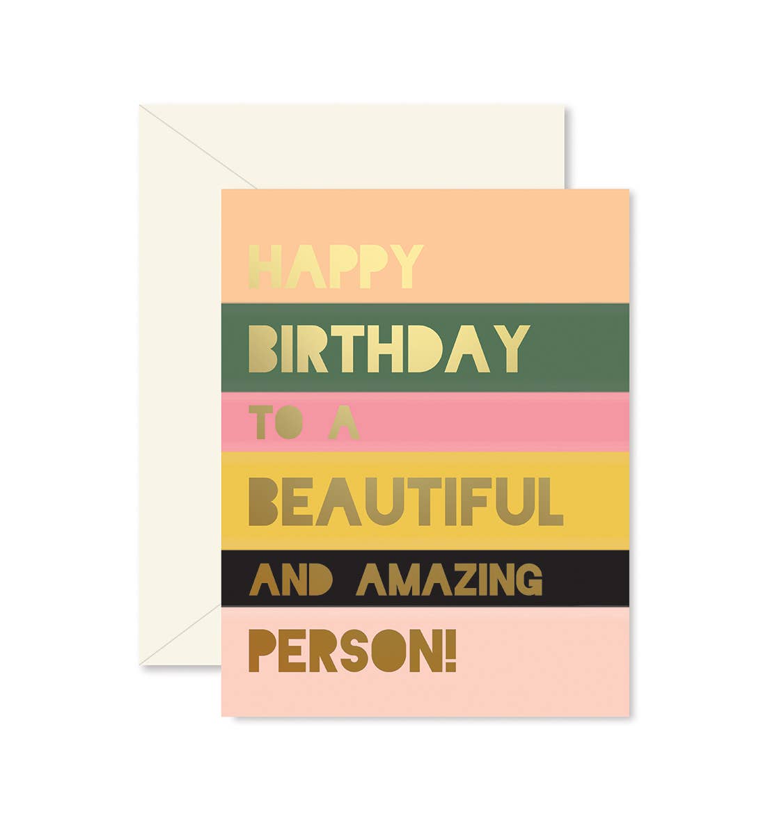 Beautiful Person Birthday Card - Box Turtle