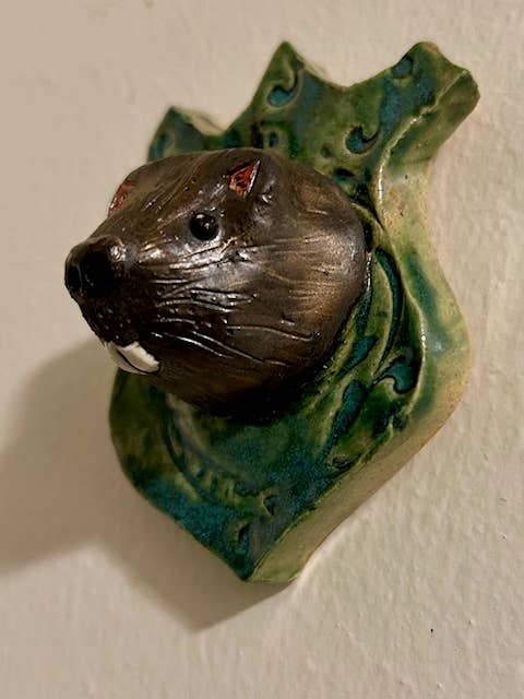 Beaver on a Plaque - Box Turtle