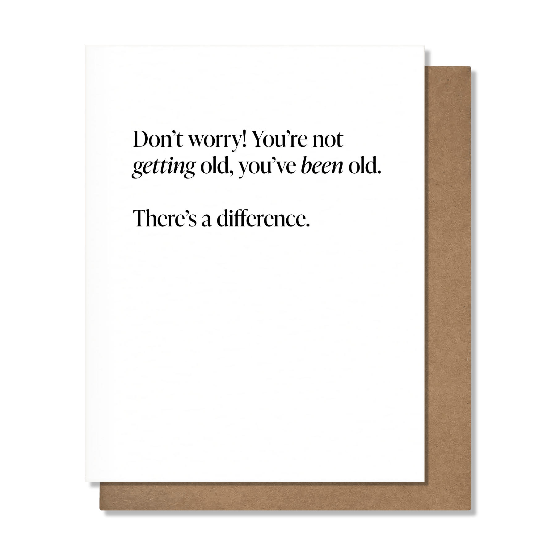 Been Old - Funny Birthday Card - Box Turtle